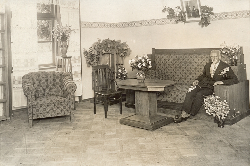 rainis sava istaba durbe muzeja atklasanas diena 1928gada 28jūlijā fotografs nezinams Tukuma muzejs 22969