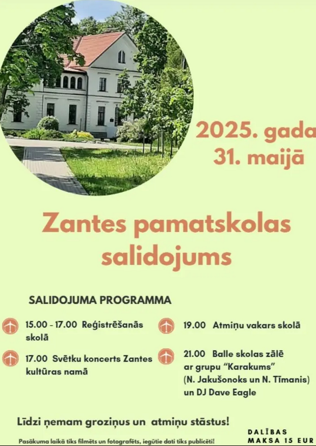 Zantes pamatskolas salidojums