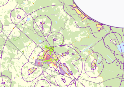 novada teritorijas plānojuma vizualizācija