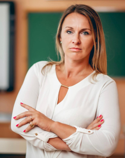 Smārdes pamatskolas direktore Vivita Ponciusa