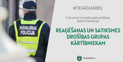 Pašvaldības policijas kārtībnieka vakance