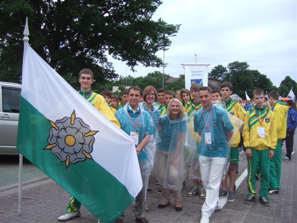 Latvijas Jaunatnes vasaras olimpiādes atklāšana Ventspil