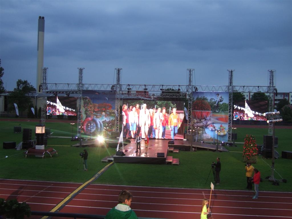 Latvijas Jaunatnes vasaras olimpiādes atklāšana Ventspil