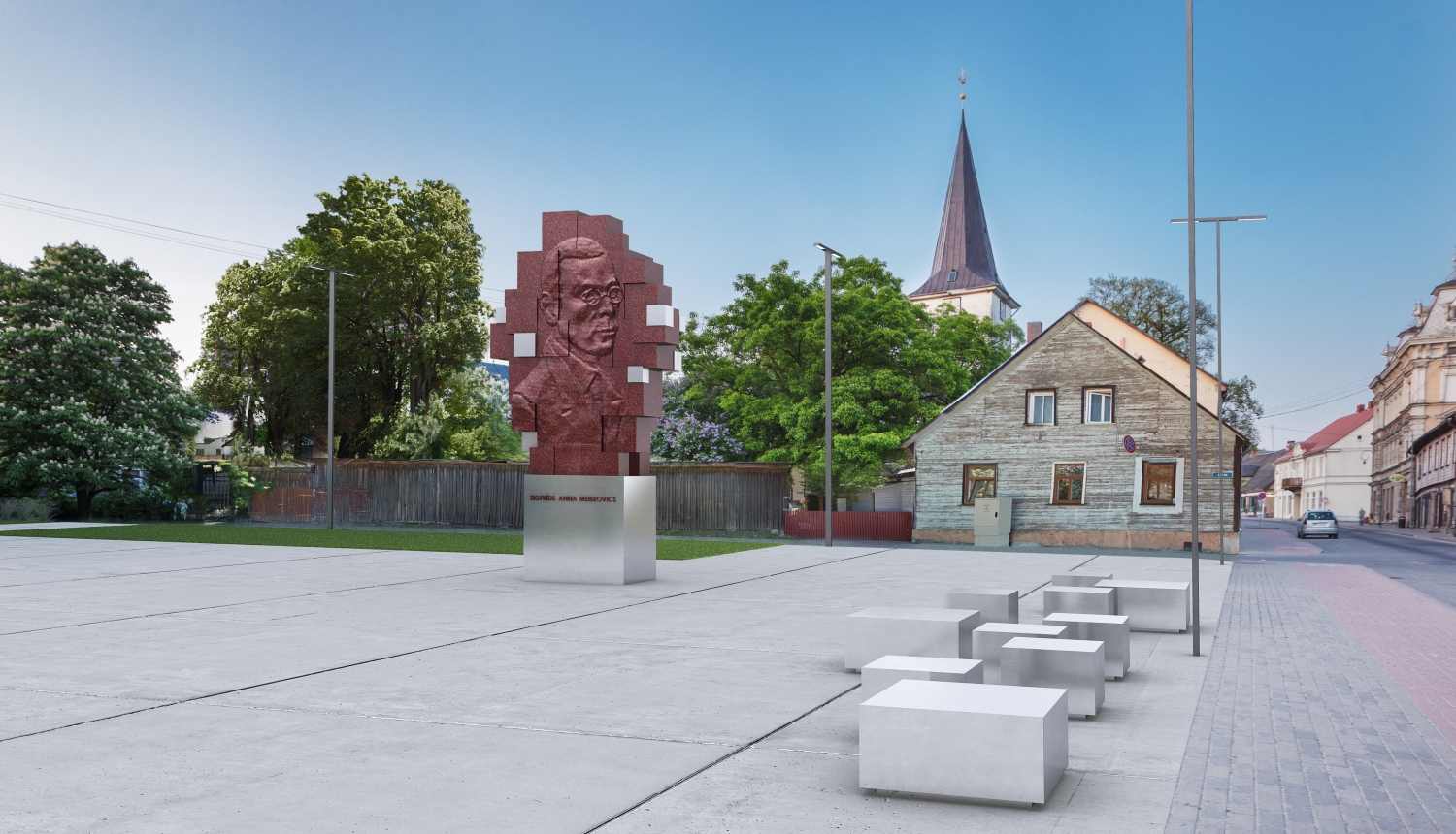Edgars Rinkēvičs aktīvi atbalsta pirmā Latvijas ārlietu ministra Z. A. Meierovica pieminekļa izveidi Tukumā