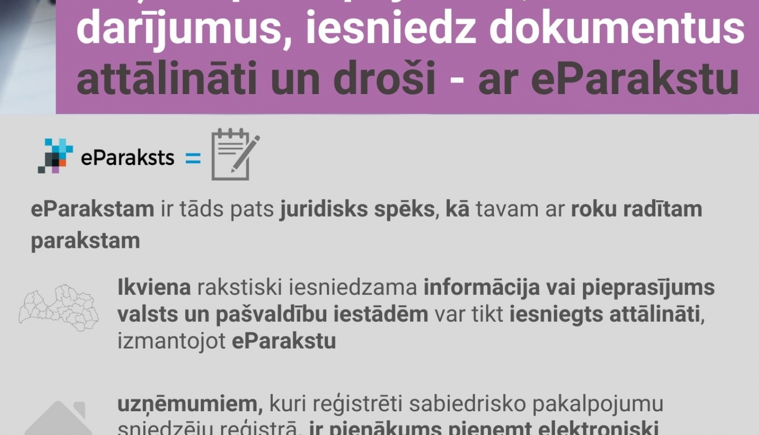 Pieslēdz eParakstu un izmanto to attālināti un droši