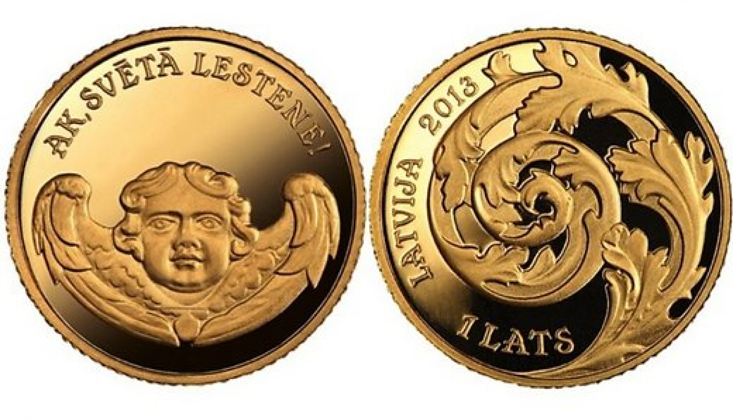 Apgrozībā nākusi Latvijas izcilākajam baroka dievnamam veltītā zelta monēta