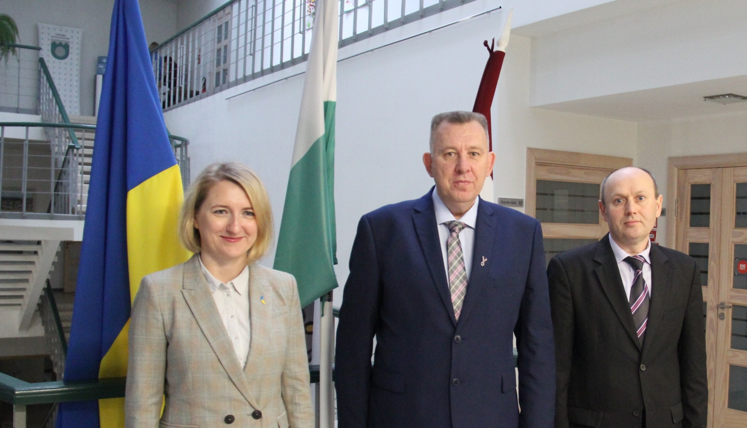 Tukuma novada Dome tiekas ar Ukrainas vēstniecības pārstāvjiem